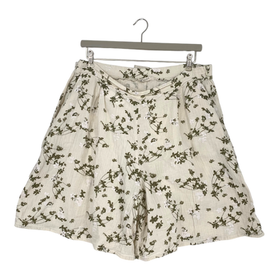 Kaiko wide leg muslin shorts, clover blossom | woman XL