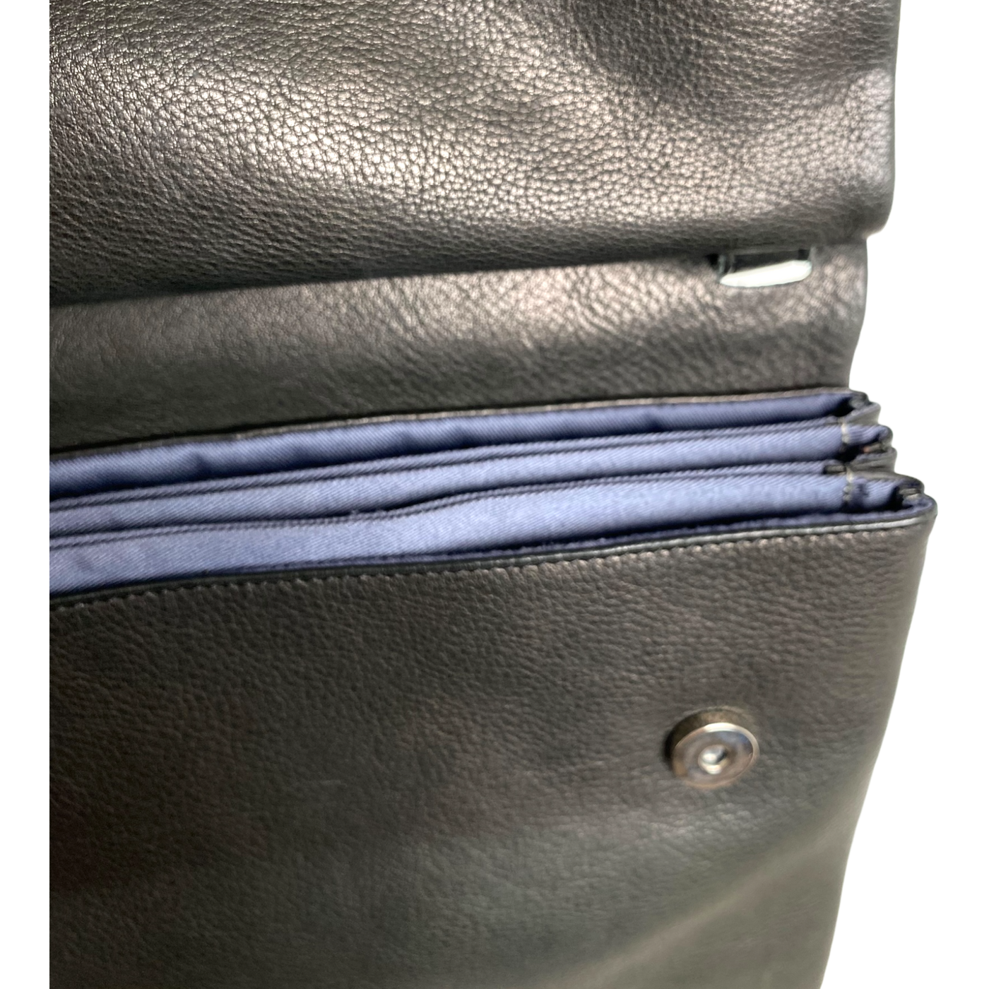 Harold's Bags leather chacoral smooth shoulder bag, black