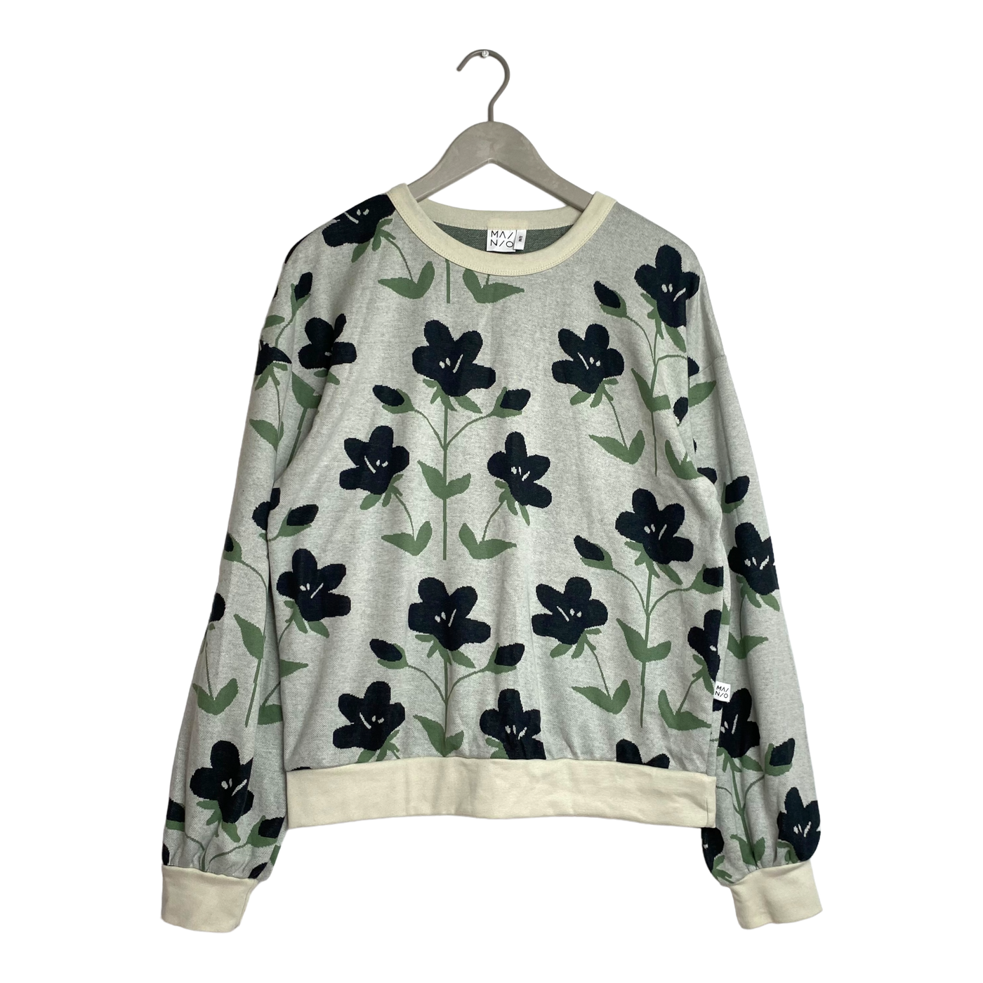 Mainio jacquard knit, flowers | woman S/M