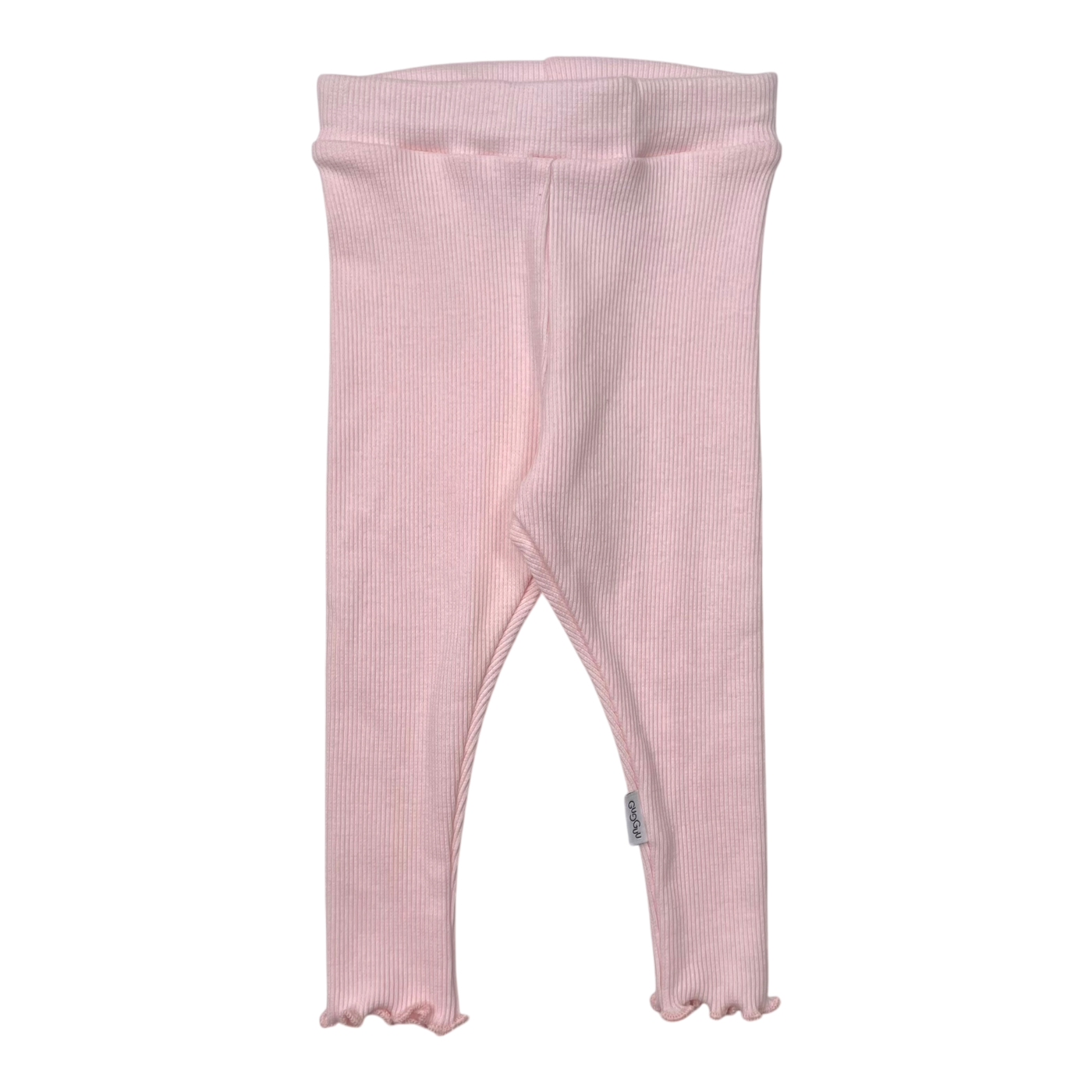 Gugguu rib leggings, pink | 62cm