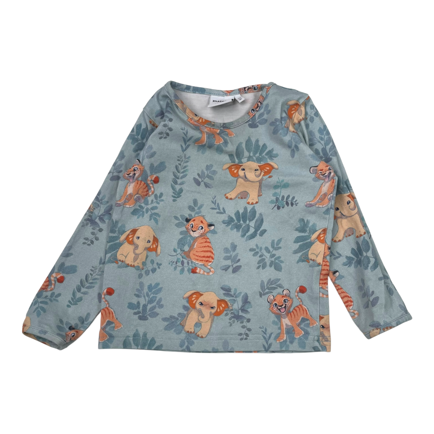 Metsola shirt, elephant & tiger | 74/80cm