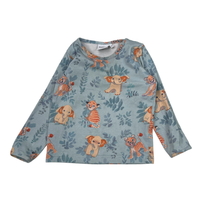 Metsola shirt, elephant & tiger | 74/80cm