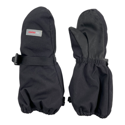 Reima askare mittens, black  | 1-2y