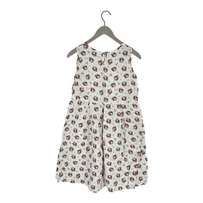 Bypias linen dress, flowers | woman S