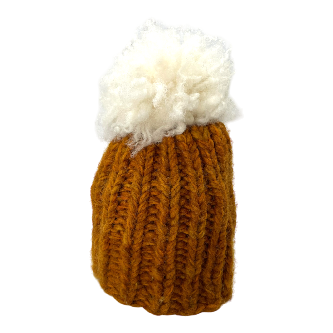 Myssyfarmi pom beanie, caramel brown | onesize