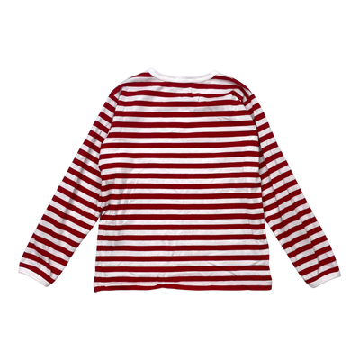 Marimekko stripe shirt, red/white | 128/134cm