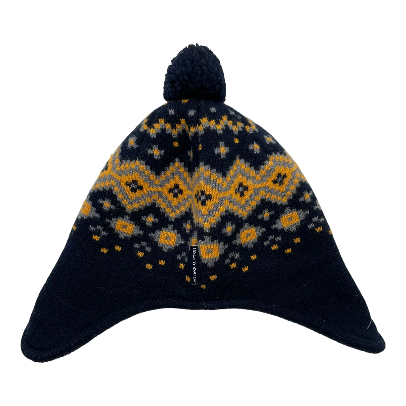 Polarn O. Pyret merino beanie, midnight blue | 47/49cm