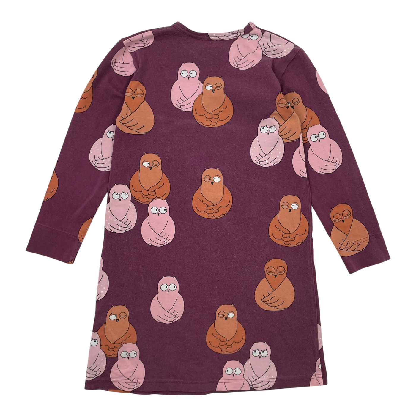 Blaa night dress, owls | 98/104cm