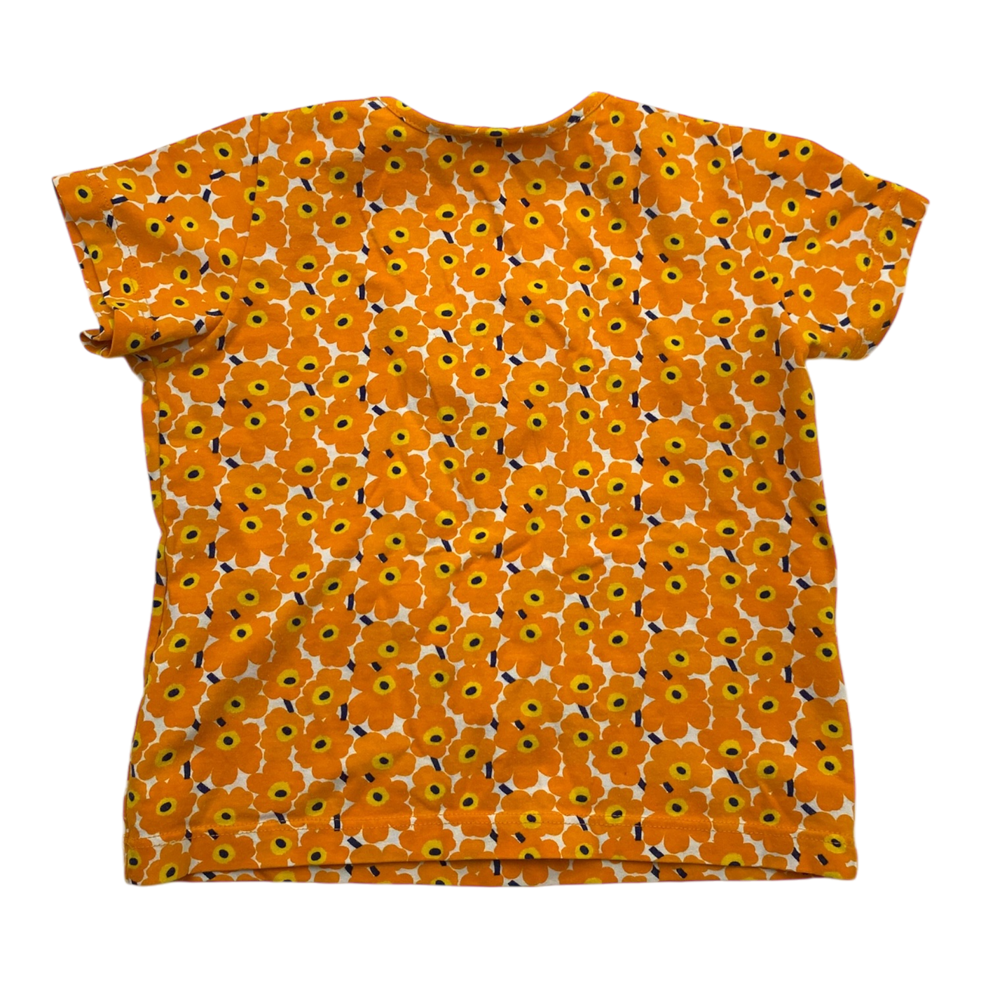 Marimekko unikko t-shirt, orange | 90cm