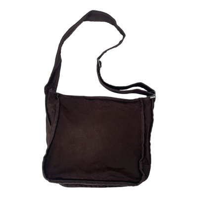 Marimekko urbaani canvas shoulder bag, brown