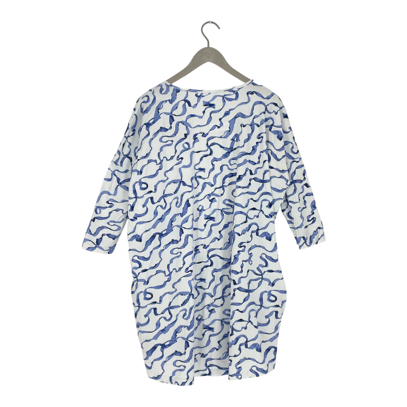 Vimma tunic dress, white and blue | woman onesize