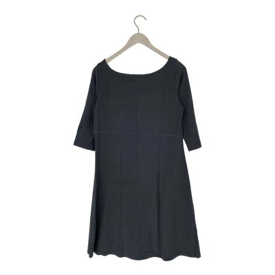 Bypias bamboo tricot dress, dark grey | woman M