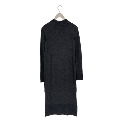 COS the funnel dress, dark grey | woman XS