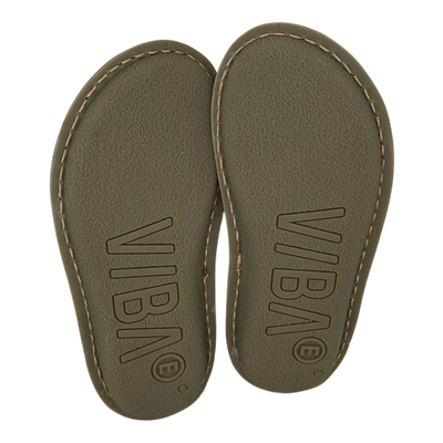 VIBAe Roma leather slippers, fawn tan | 36