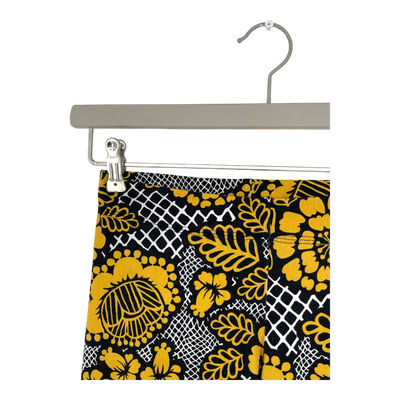 Ommellinen tricot leggings, babushka roses | woman XS