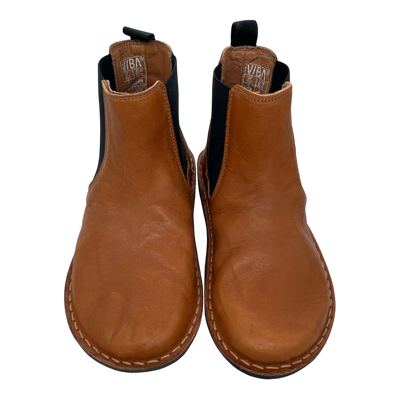 VIBAe Helsinki leather boots, cognac brown | 37