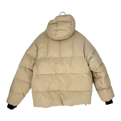 Embassy of Bricks and Logs wynot puffer jacket, beige | unisex L