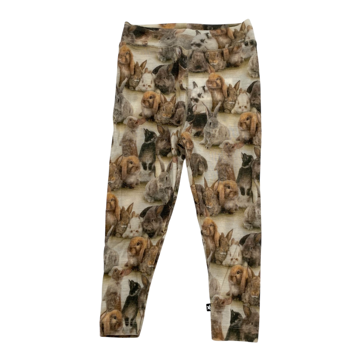 Molo merino baby pants, bunny | 80cm