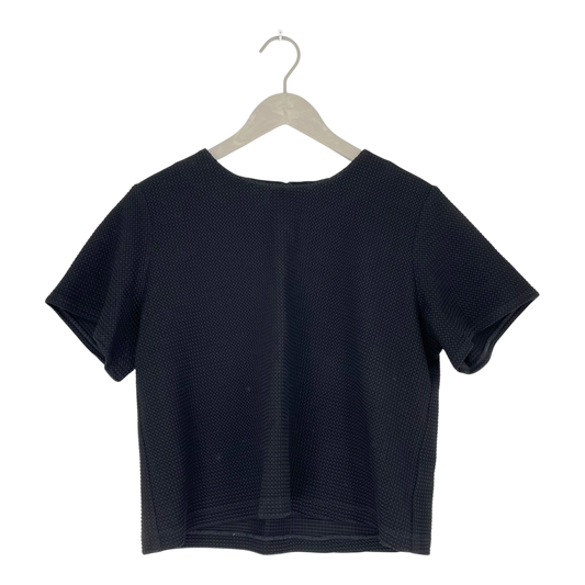 Uhana texture t-shirt, black | woman M