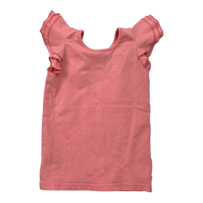 Gugguu frill t-shirt, hot pink | 86cm
