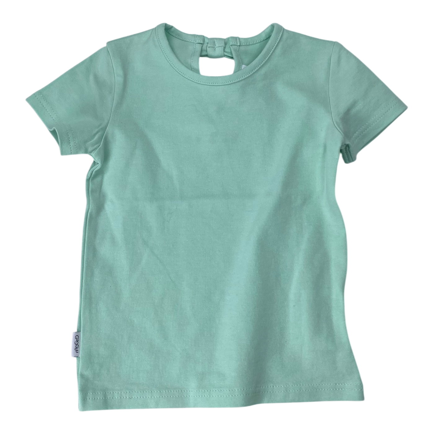 Gugguu bow t-shirt, mint green | 80cm