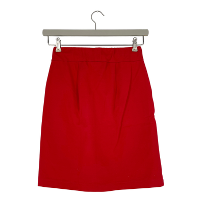Versonpuoti sweat skirt, red | woman XS