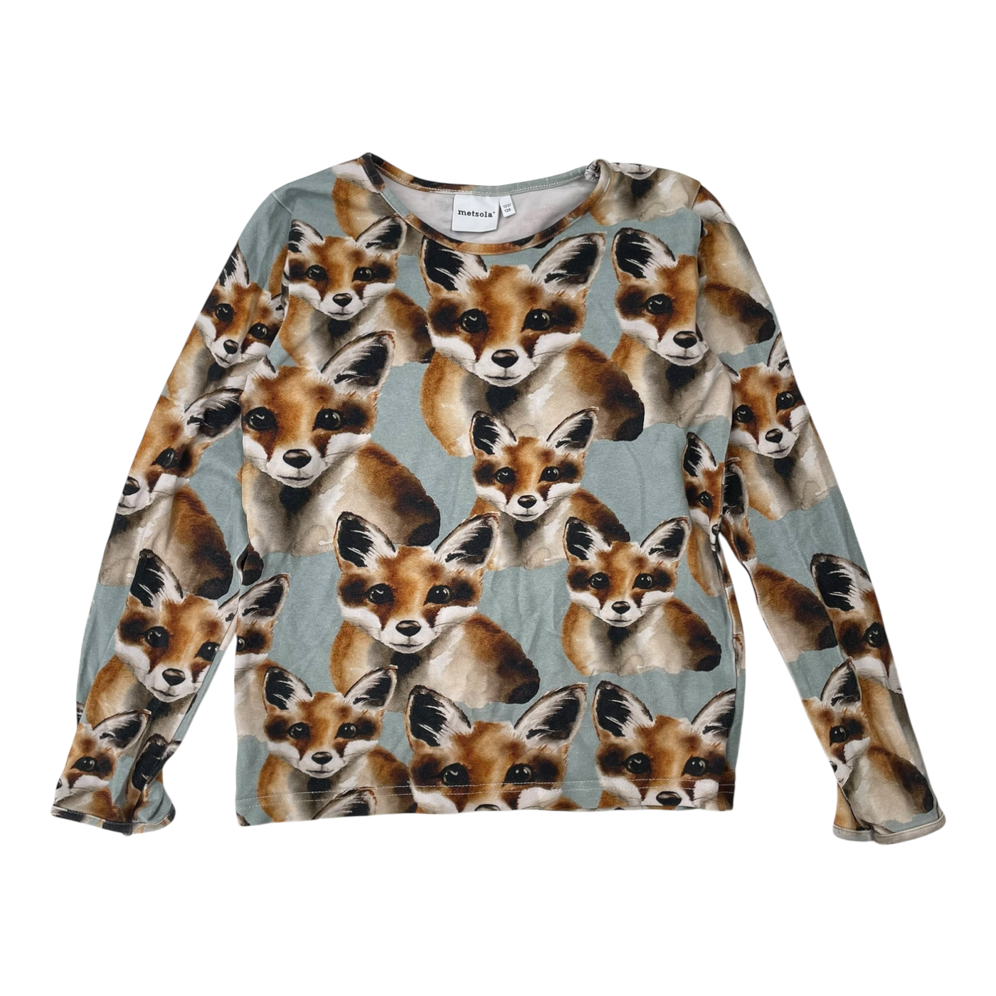 Metsola shirt, fox | 122/128cm