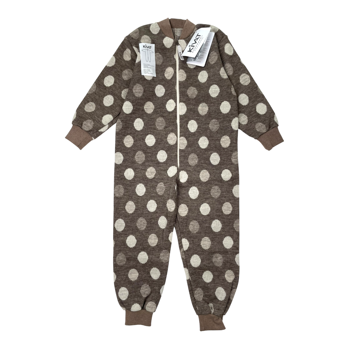 Kivat wool overall, polka dot | 110cm