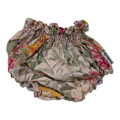 Metsola linen bloomers, flowers | 74/80cm