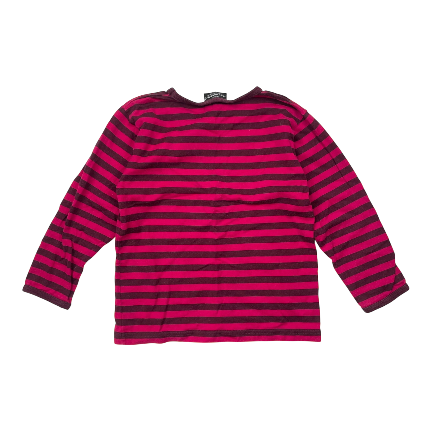 Marimekko stripe shirt, red/purple | 110cm