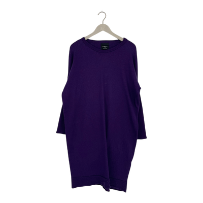 Aarre merino wool dress, purple | woman 3XL