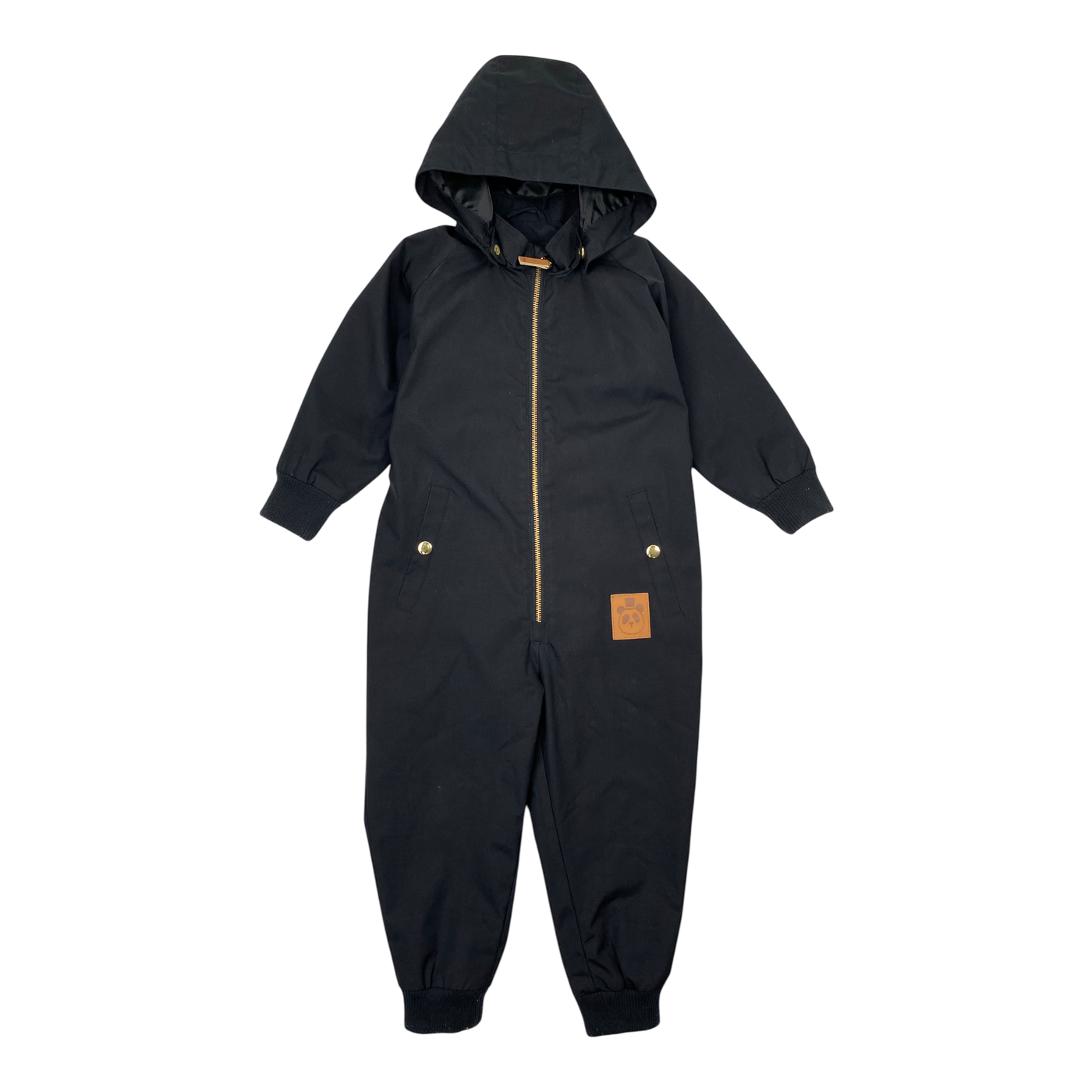Mini Rodini pico overall, black | 98cm