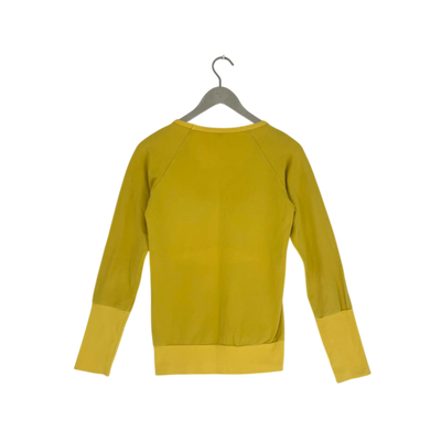 Ommellinen basic sweatshirt, yellow | woman XS