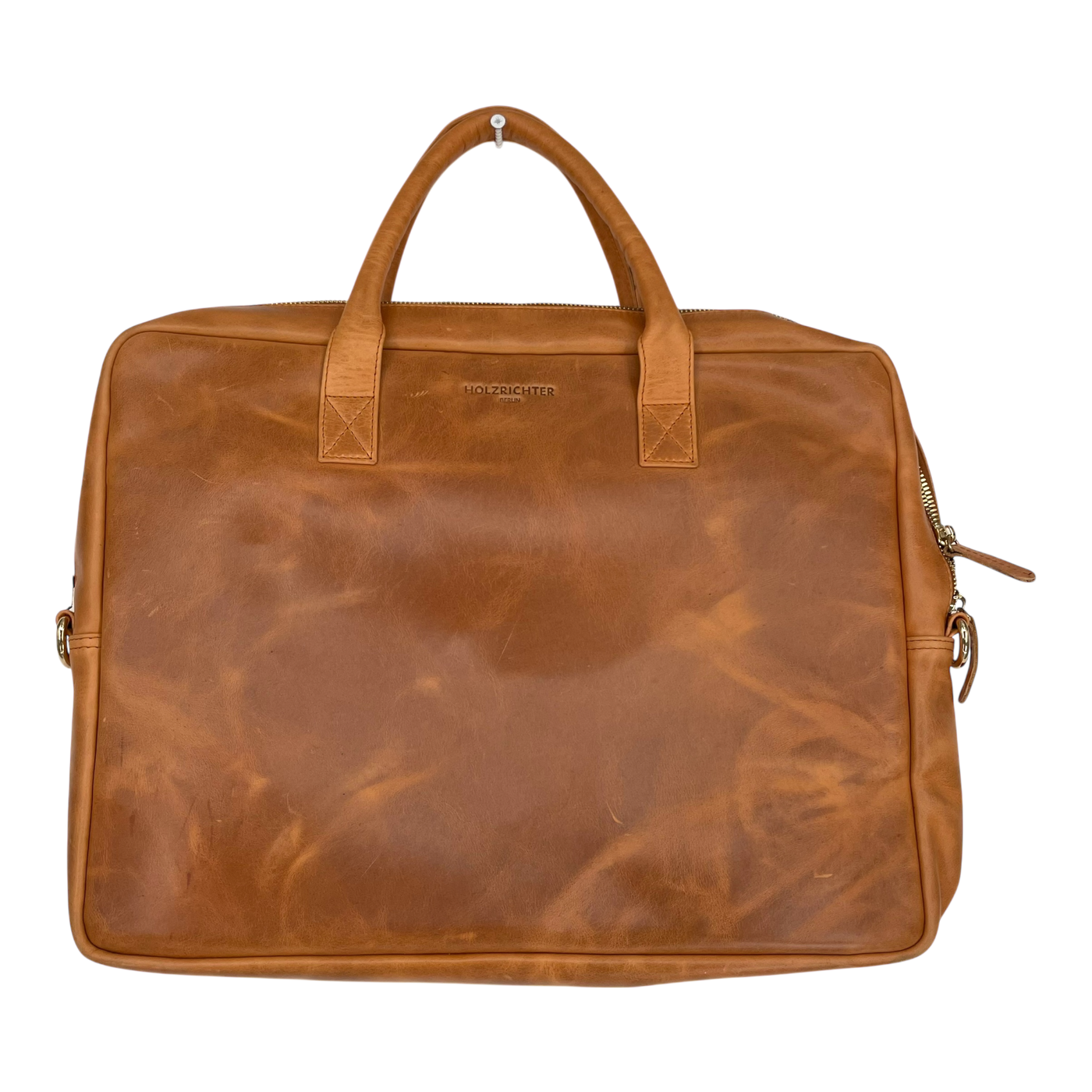 Holzrichter leather breafcase, caramel
