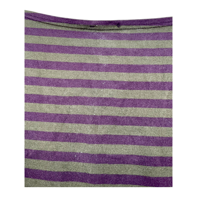 Marimekko ilma stripe shirt, purple/grey | woman S