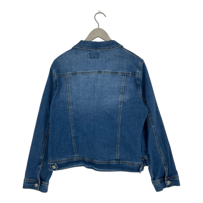 Bypias denim jacket, blue | woman XL