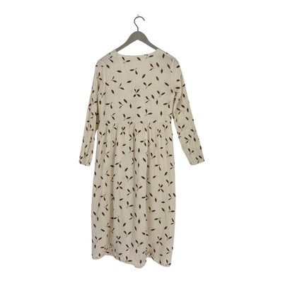 Kaiko muslin button dress, leaves | woman XS