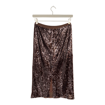 Soft Rebels maddison sequin midi skirt, brown | woman S