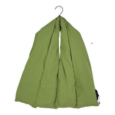 Embassy of Bricks and Logs hervey puffer scarf, moss