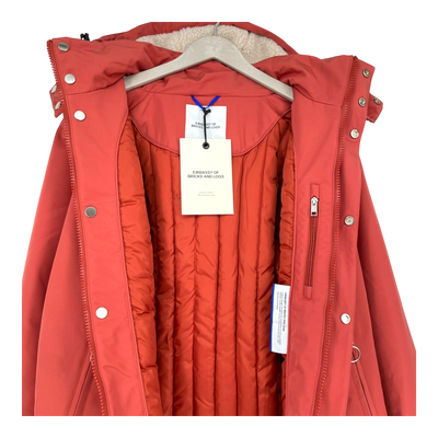 Embassy of Bricks and Logs ridgefield jacket, brick red | unisex L