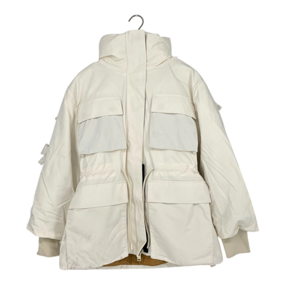 Embassy of Bricks and Logs norfolk parka, white | unisex S