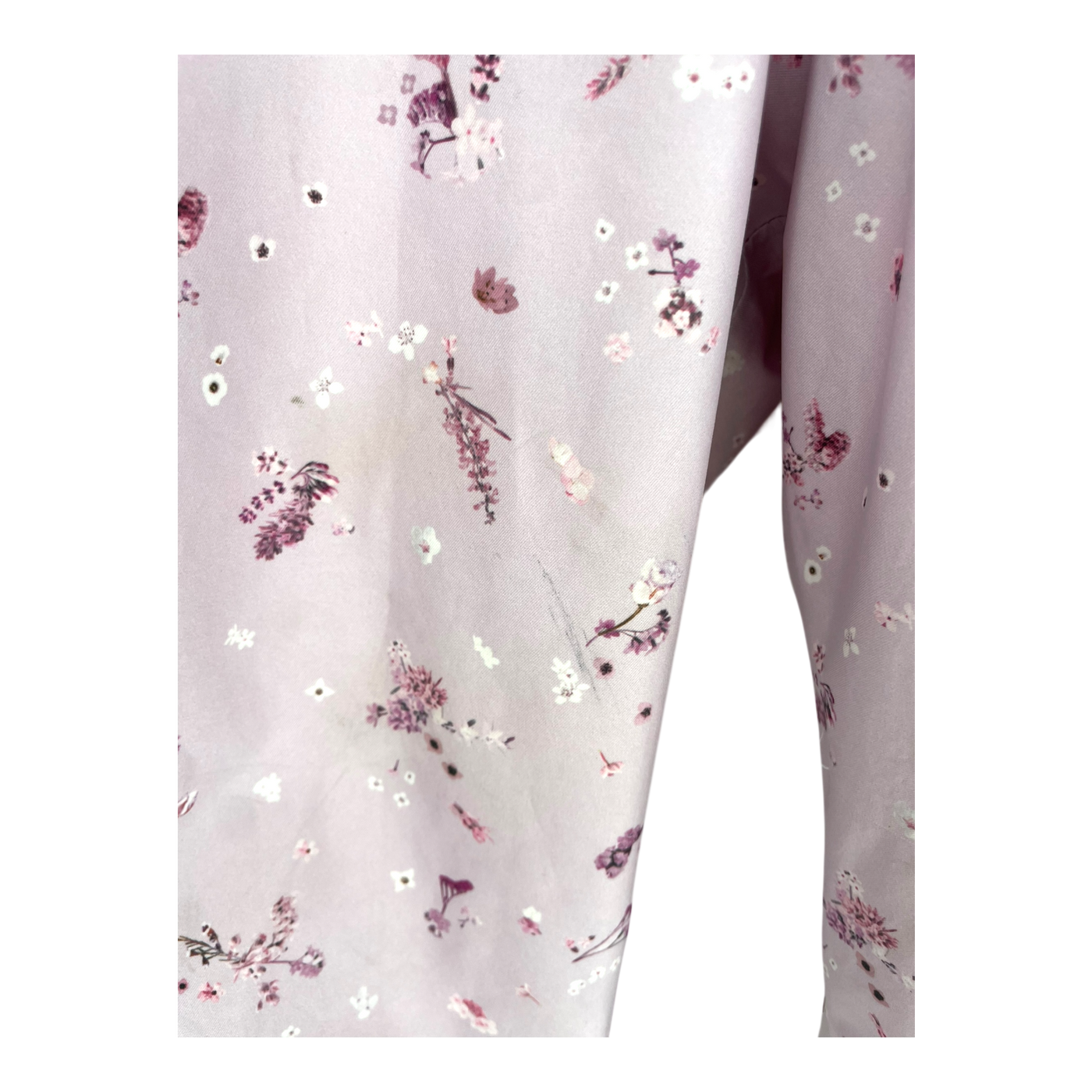 Gugguu midseason overall, pink flowers | 110cm