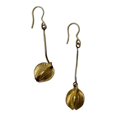 Kalevala Koru Lumikukka earrings, bronze
