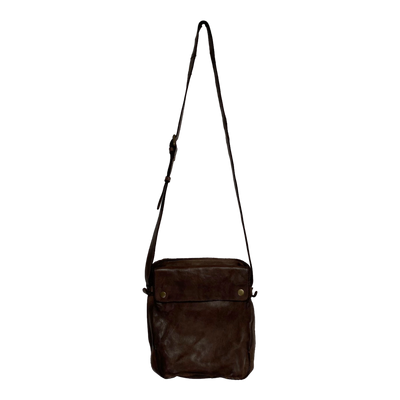 Harold's Bags leather submarine crossbag small, brown