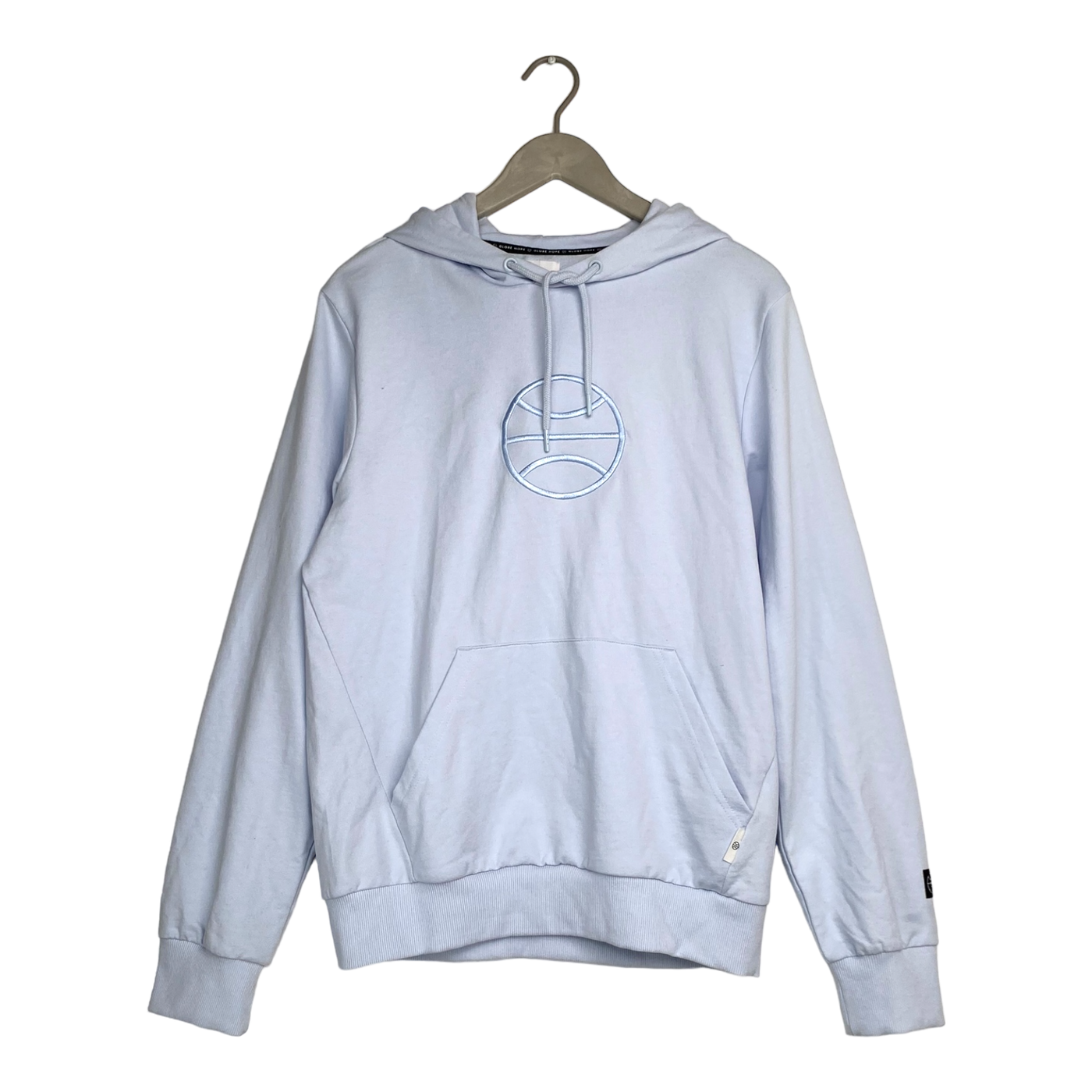 Globe Hope hooded sweatshirt, baby blue | woman S