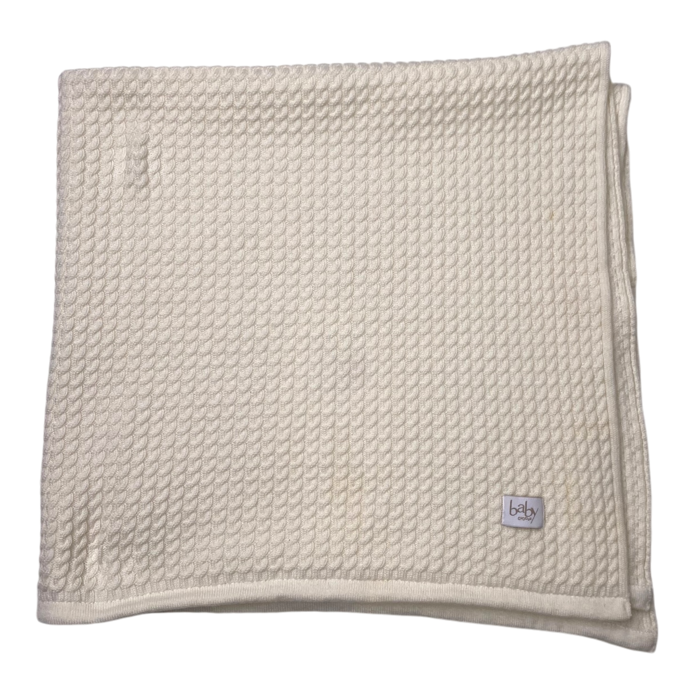 Gugguu merino wool baby blanket, ivory