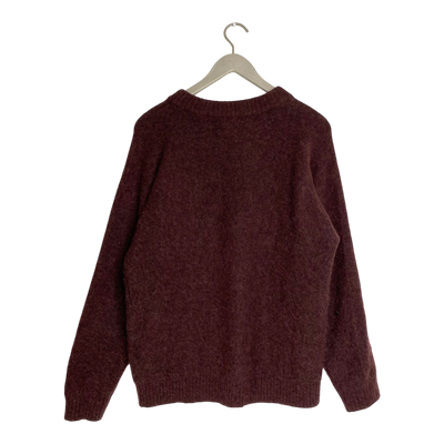 Tiger of Sweden gwynn wool sweater, wine | woman S