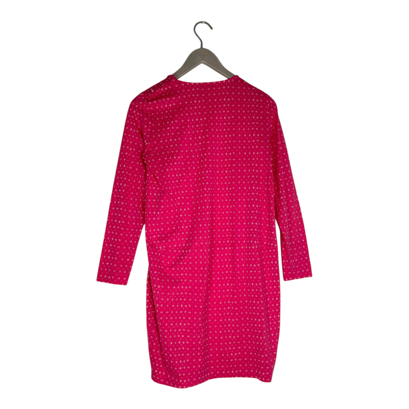 Marimekko pussukka muija dress, hot pink, white dots | woman S