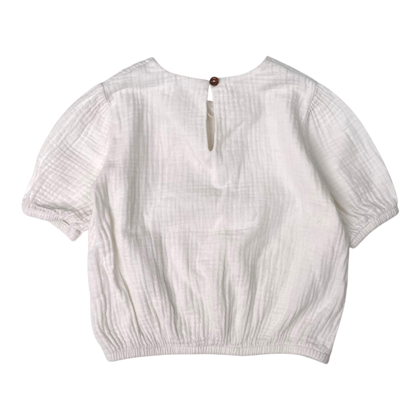 Kaiko muslin shirt, white | 74/80cm