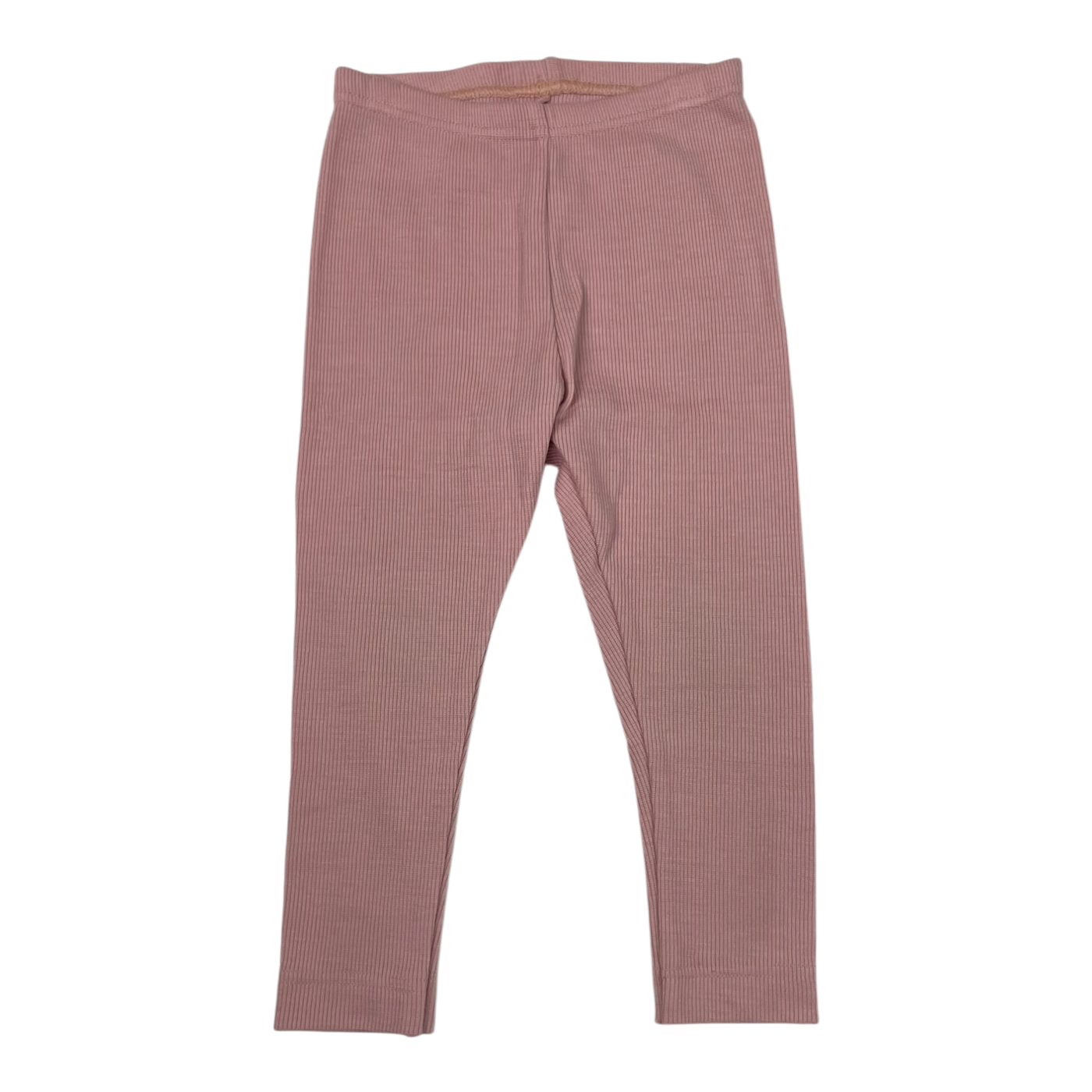 Metsola merino rib leggings, pink | 86/92cm